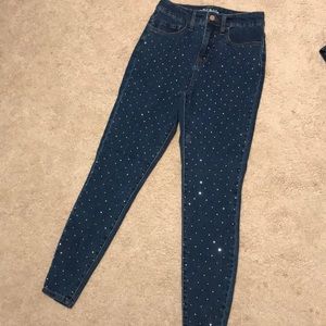 bedazzled jeans